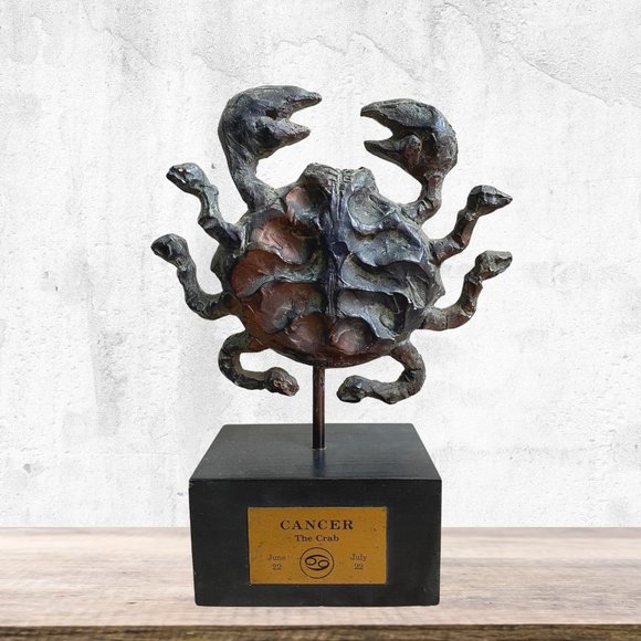Unique Vintage Other - Awesome Cancer horoscope the crab sculpture